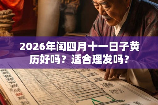 2026年闰四月十一日子黄历好吗？适合理发吗？