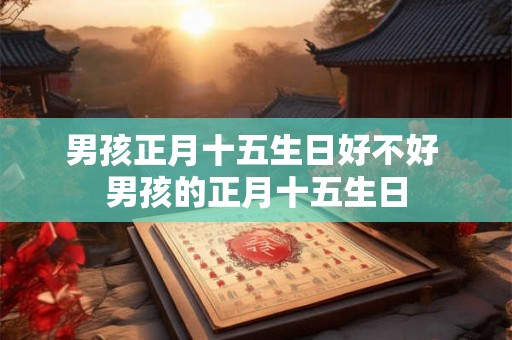 男孩正月十五生日好不好 男孩的正月十五生日