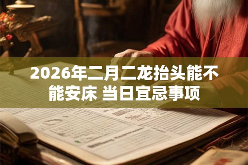 2026年二月二龙抬头能不能安床 当日宜忌事项 2026年二月二龙抬头能不能安床 当日宜忌事项