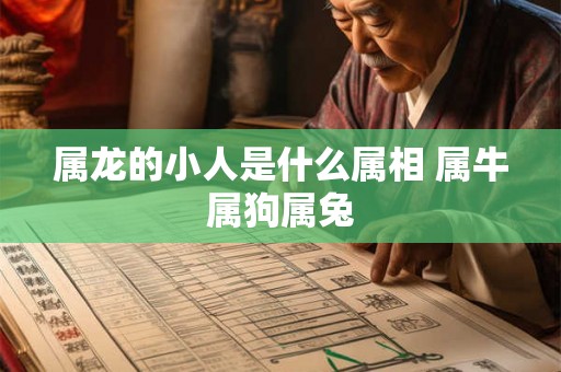 属龙的小人是什么属相 属牛属狗属兔 属龙的小人是什么属相 属牛属狗属兔