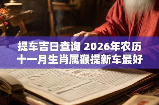 提车吉日查询 2026年农历十一月生肖属猴提新车最好的日子是哪天