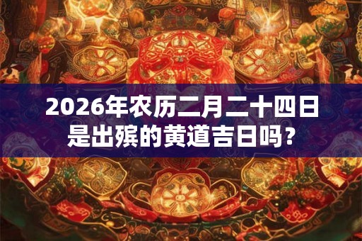 2026年农历二月二十四日是出殡的黄道吉日吗？