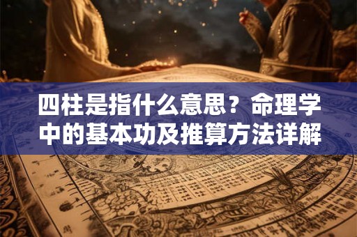 四柱是指什么意思？命理学中的基本功及推算方法详解