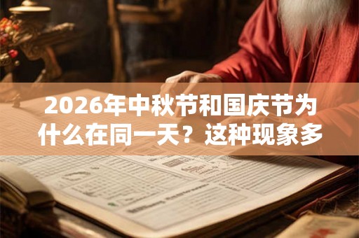 2026年中秋节和国庆节为什么在同一天？这种现象多少年才出现一次？