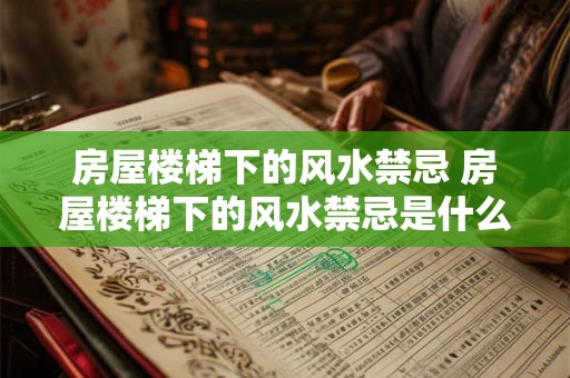 房屋楼梯下的风水禁忌 房屋楼梯下的风水禁忌是什么