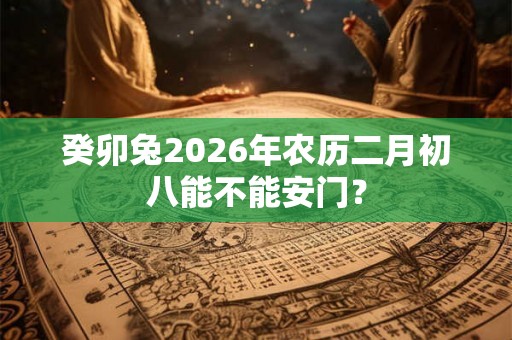 癸卯兔2026年农历二月初八能不能安门？