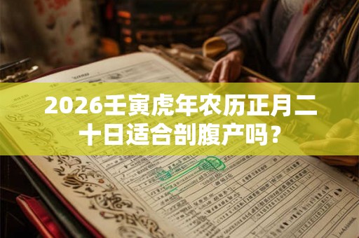 2026壬寅虎年农历正月二十日适合剖腹产吗？