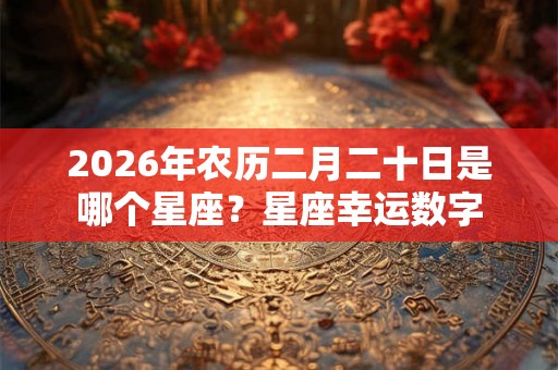 2026年农历二月二十日是哪个星座?星座幸运数字 2026年农历二月二十日是哪个星座?星座幸运数字