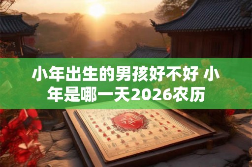 小年出生的男孩好不好 小年是哪一天2026农历