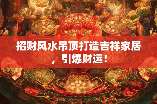 招财风水吊顶打造吉祥家居，引爆财运！