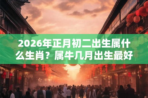 2026年正月初二出生属什么生肖？属牛几月出生最好？