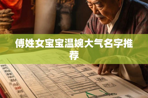 傅姓女宝宝温婉大气名字推荐