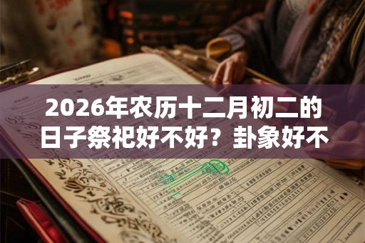 2026年农历十二月初二的日子祭祀好不好？卦象好不好？