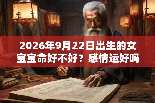 2026年9月22日出生的女宝宝命好不好？感情运好吗？
