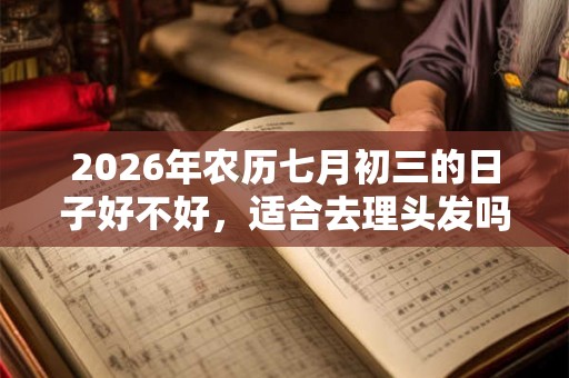 2026年农历七月初三的日子好不好，适合去理头发吗？