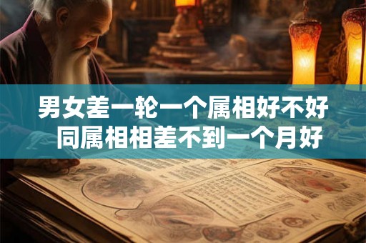 男女差一轮一个属相好不好  同属相相差不到一个月好吗