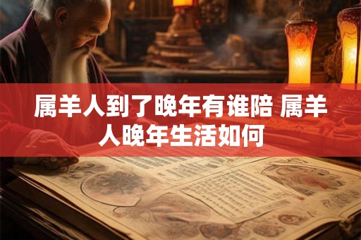 属羊人到了晚年有谁陪 属羊人晚年生活如何