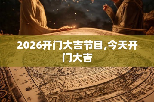 2026开门大吉节目,今天开门大吉 2026开门大吉节目,今天开门大吉