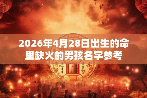 2026年4月28日出生的命里缺火的男孩名字参考