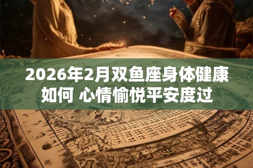 2026年2月双鱼座身体健康如何 心情愉悦平安度过