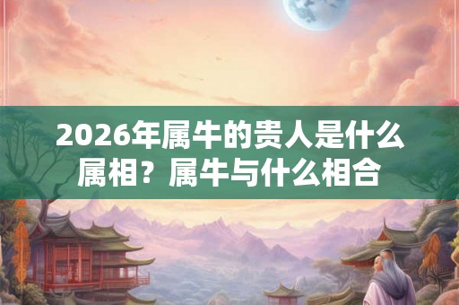 2026年属牛的贵人是什么属相？属牛与什么相合