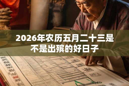 2026年农历五月二十三是不是出殡的好日子 2026年农历五月二十三是不是出殡的好日子