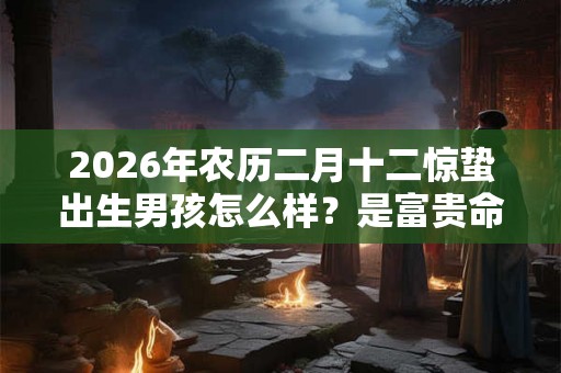 2026年农历二月十二惊蛰出生男孩怎么样?是富贵命吗? 2026年农历二月十二惊蛰出生男孩怎么样?是富贵命吗?
