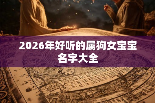 2026年好听的属狗女宝宝名字大全 2026年好听的属狗女宝宝名字大全