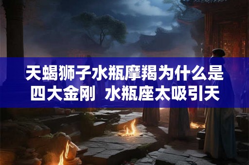 天蝎狮子水瓶摩羯为什么是四大金刚  水瓶座太吸引天蝎了