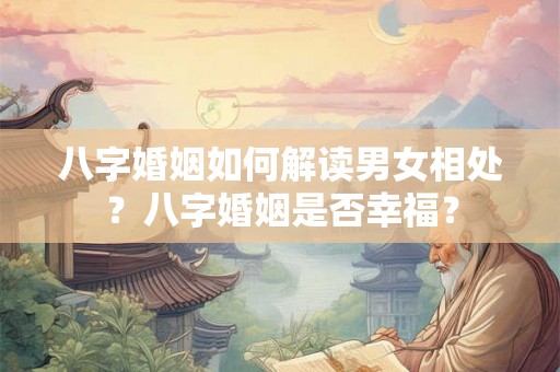 八字婚姻如何解读男女相处？八字婚姻是否幸福？