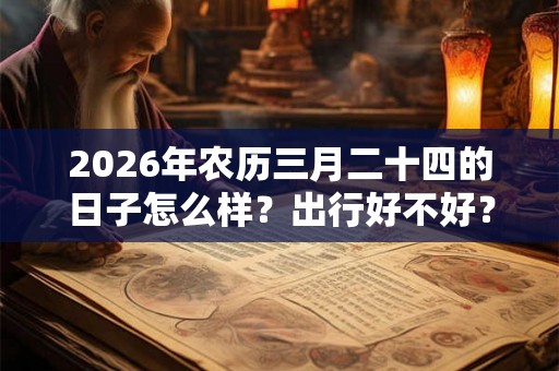 2026年农历三月二十四的日子怎么样？出行好不好？