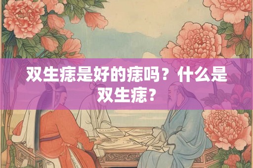双生痣是好的痣吗？什么是双生痣？