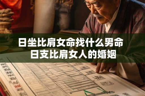 日坐比肩女命找什么男命 日支比肩女人的婚姻 日坐比肩女命找什么男命 日支比肩女人的婚姻