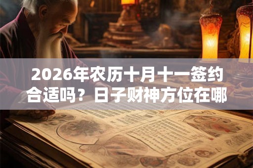 2026年农历十月十一签约合适吗？日子财神方位在哪里？
