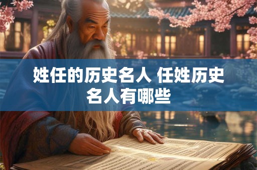 姓任的历史名人 任姓历史名人有哪些
