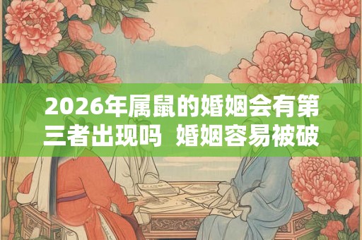 2026年属鼠的婚姻会有第三者出现吗  婚姻容易被破坏吗