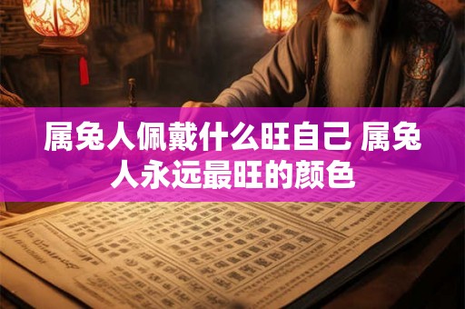 属兔人佩戴什么旺自己 属兔人永远最旺的颜色 属兔人佩戴什么旺自己 属兔人永远最旺的颜色