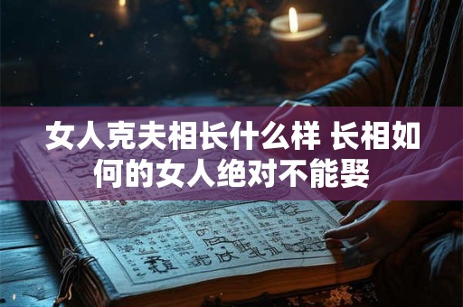女人克夫相长什么样 长相如何的女人绝对不能娶