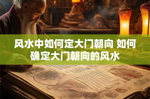 风水中如何定大门朝向 如何确定大门朝向的风水 风水中如何定大门朝向 如何确定大门朝向的风水