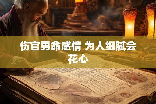 伤官男命感情 为人细腻会花心