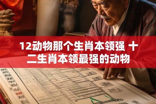 12动物那个生肖本领强 十二生肖本领最强的动物 12动物那个生肖本领强 十二生肖本领最强的动物
