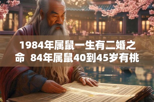 1984年属鼠一生有二婚之命  84年属鼠40到45岁有桃花劫