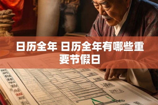 日历全年 日历全年有哪些重要节假日