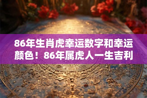 86年生肖虎幸运数字和幸运颜色!86年属虎人一生吉利颜色查询 86年生肖虎幸运数字和幸运颜色!86年属虎人一生吉利颜色查询