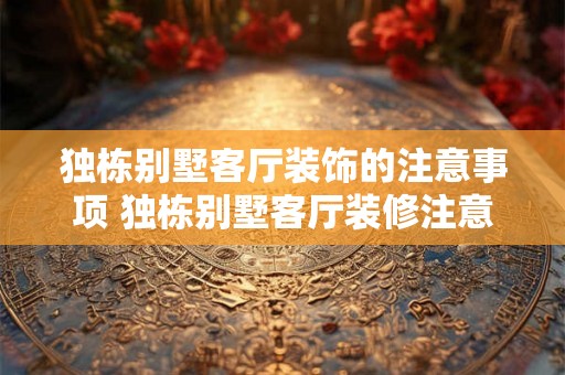 独栋别墅客厅装饰的注意事项 独栋别墅客厅装修注意事项