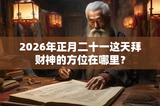 2026年正月二十一这天拜财神的方位在哪里？