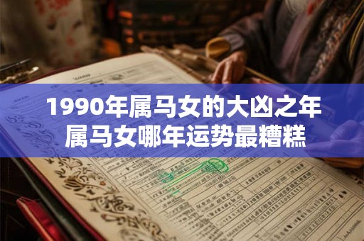 1990年属马女的大凶之年 属马女哪年运势最糟糕