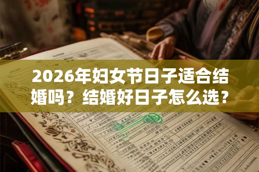 2026年妇女节日子适合结婚吗?结婚好日子怎么选? 2026年妇女节日子适合结婚吗?结婚好日子怎么选?