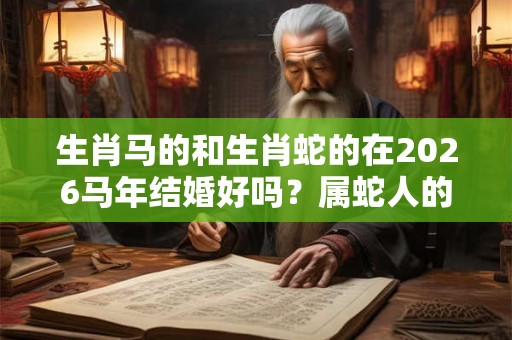 生肖马的和生肖蛇的在2026马年结婚好吗？属蛇人的本命佛