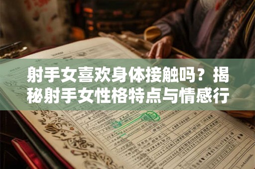 射手女喜欢身体接触吗？揭秘射手女性格特点与情感行为